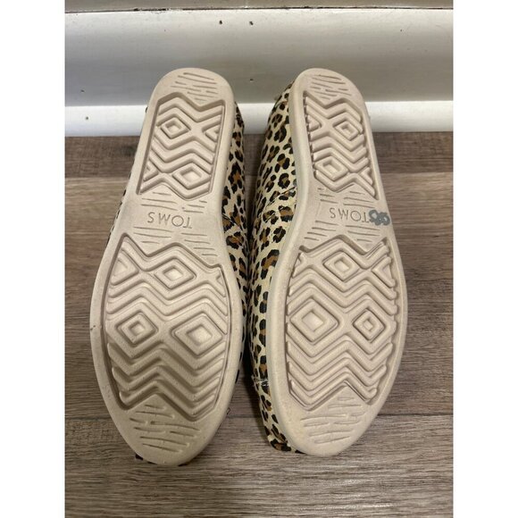 TOMS Women's Leopard Print Slip-On Shoes - Size 7 US - Picture 4 of 4
